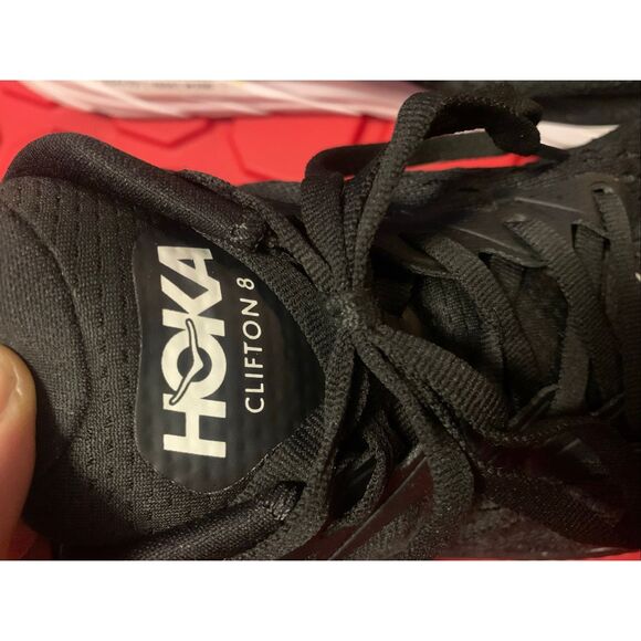 Men’s Hoka One One Clifton 8 Running Shoe Black Size 11D US - Picture 5 of 7